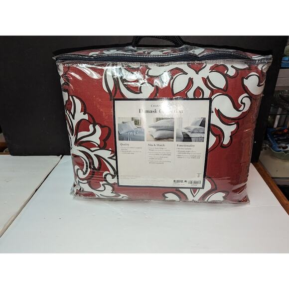 Charter Club Damask Designs Outline Damask Comforter Set 2pc 300 Thread ct Twin - Picture 8 of 13